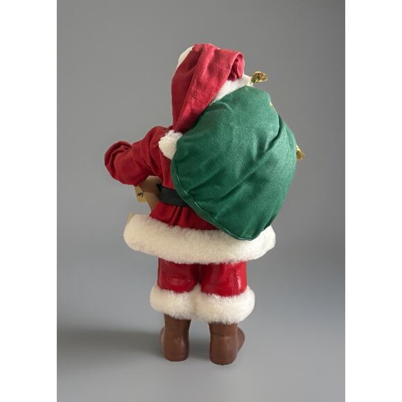 Clothtique Christmas Possible Dreams PDL Santa Figure Fur Toy Bag Slung List - Picture 4 of 7